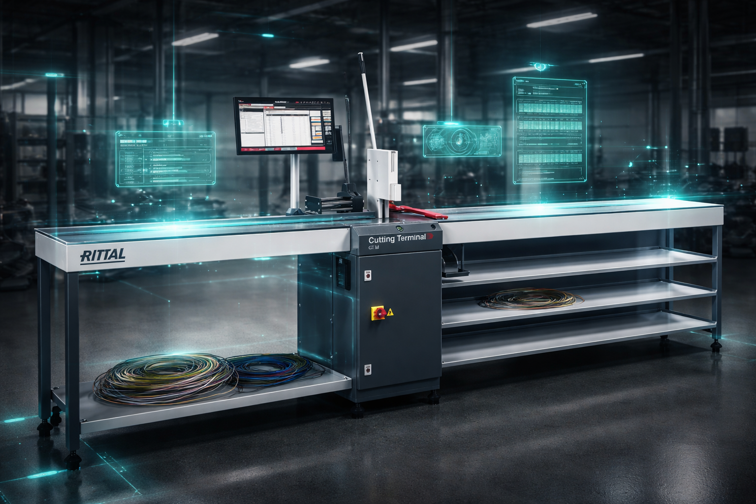 Rittal Cutting Terminal für Kabelkanäle und Hutschienen bei EVO